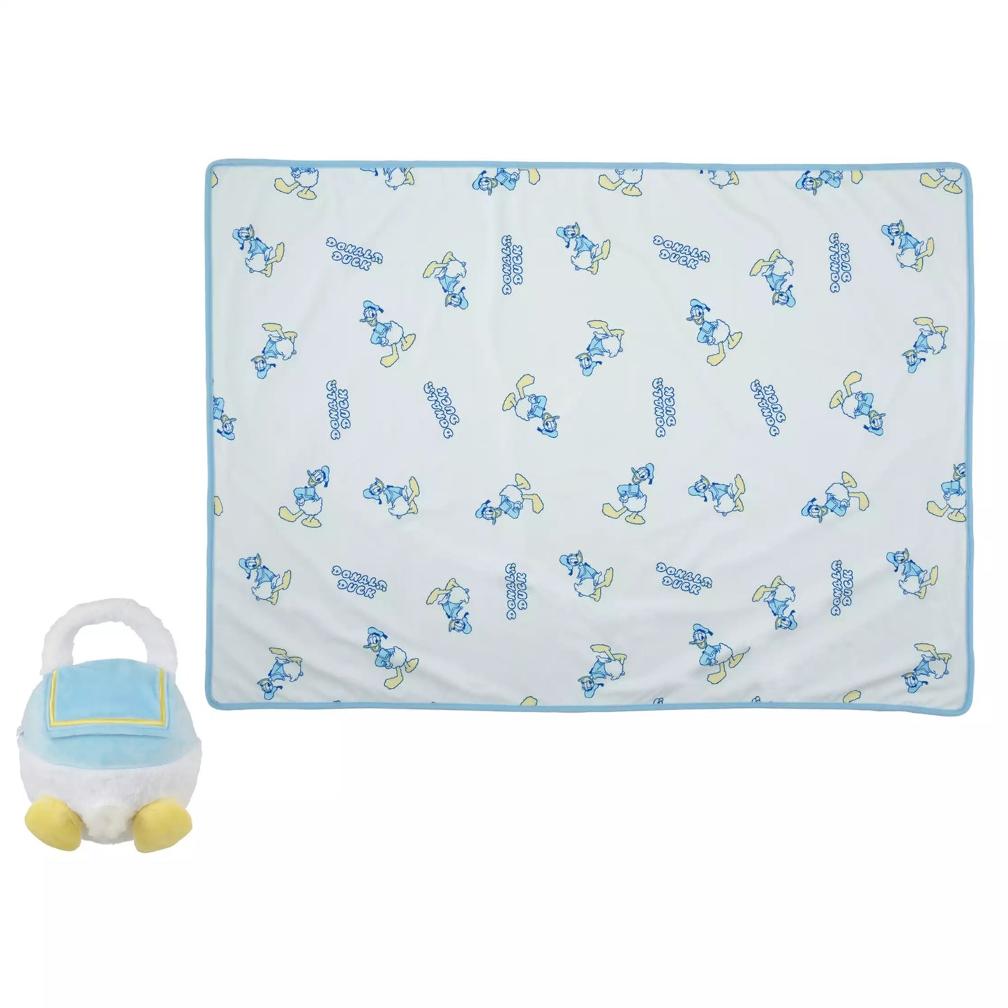 “Pre-Order” JDS/HKDL - Donald Blanket with Case Cool, DONALD MOKOMOKO BIRTHDAY