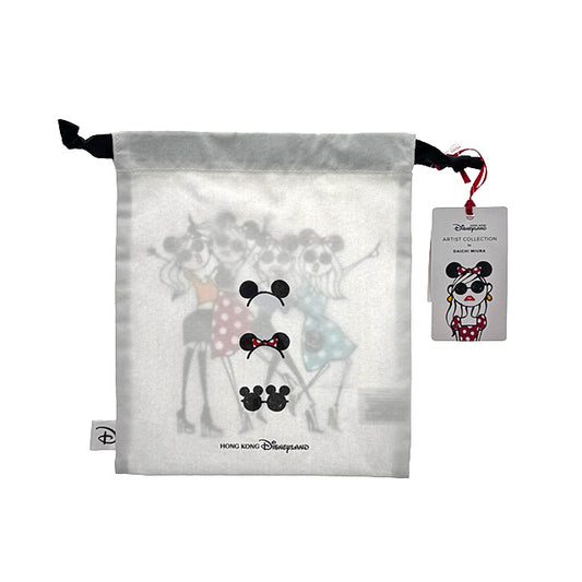 "Pre-Order" HKDL - 4 Lady Drawstring Bag, Artist Collection by Daichi Miura