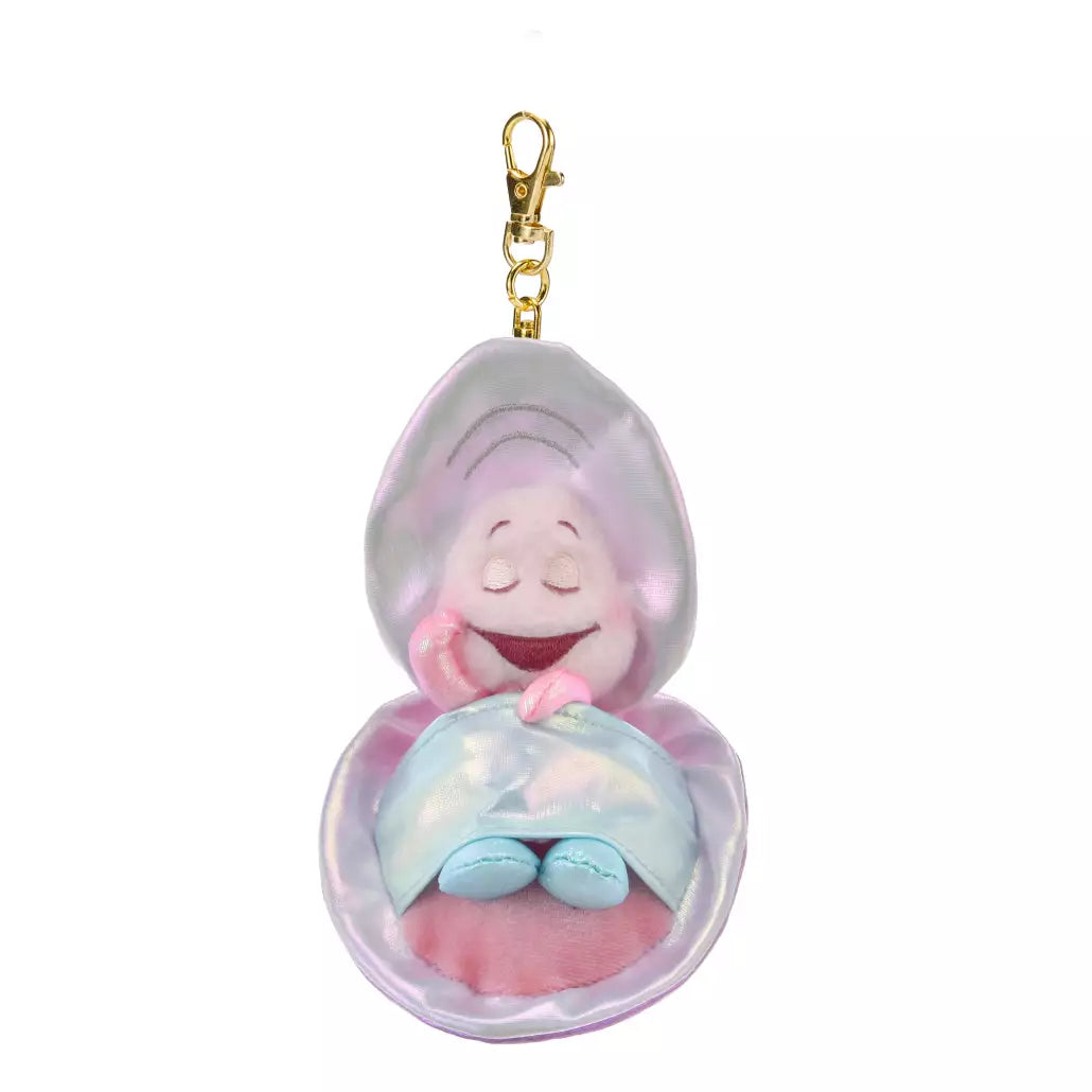"Pre-Order" HKDL - Baby Oyster Sleeping Plush Keychain, Alice in Wonderland