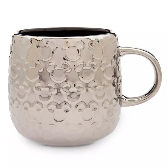 “Pre-order” HKDL - Mickey Mouse Silver-Toned Motif Mug