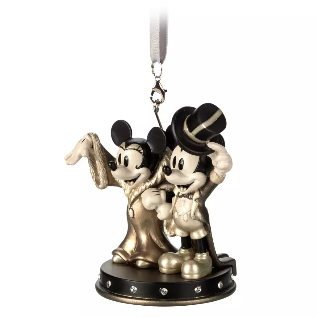 “Pre-order” HKDL - Mickey Mouse and Minnie Mouse Sketchbook Ornament, Mickey's Gala Premiere