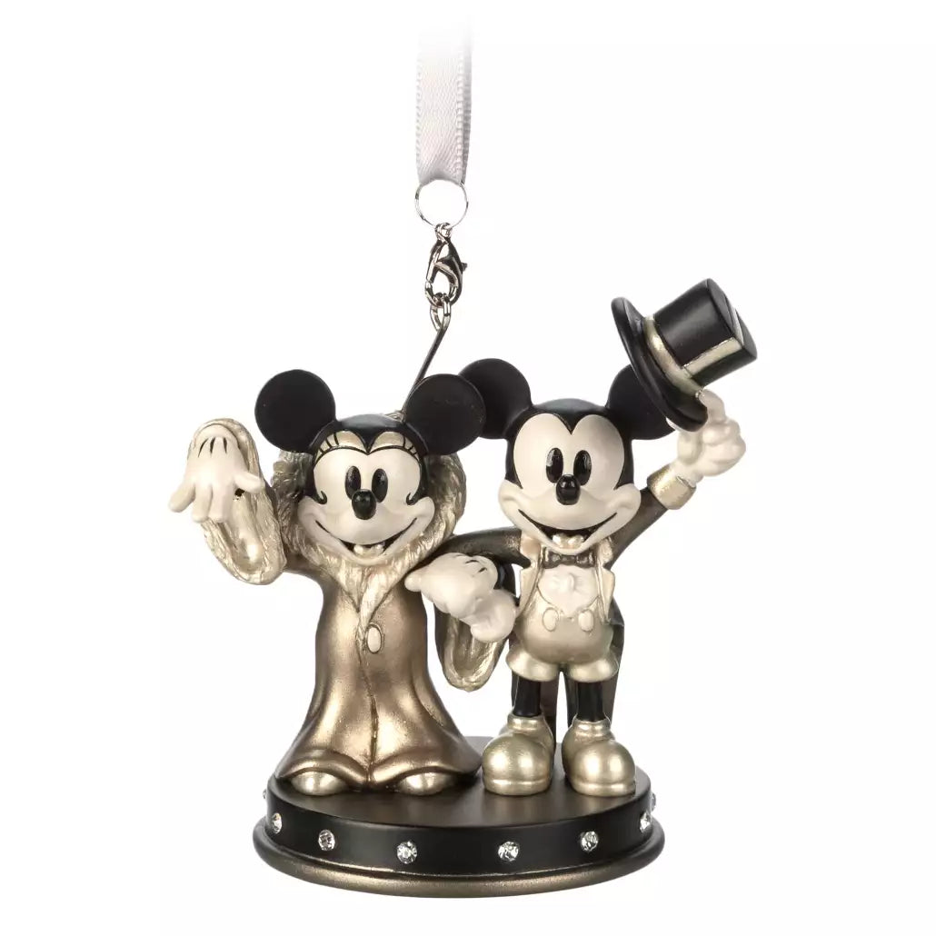 “Pre-order” HKDL - Mickey Mouse and Minnie Mouse Sketchbook Ornament, Mickey's Gala Premiere