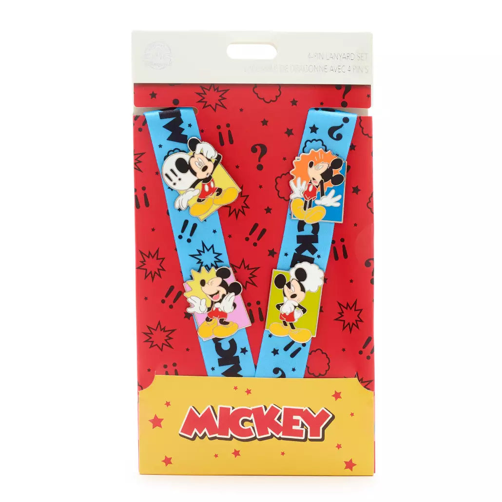 "Pre-Order" HKDL - Mickey Mouse Lanyard and Pins Set