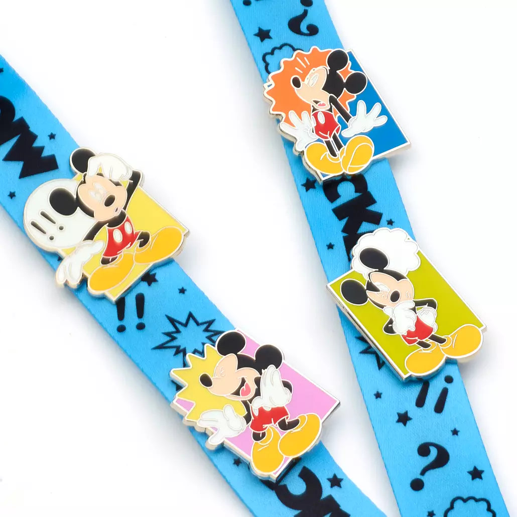 "Pre-Order" HKDL - Mickey Mouse Lanyard and Pins Set