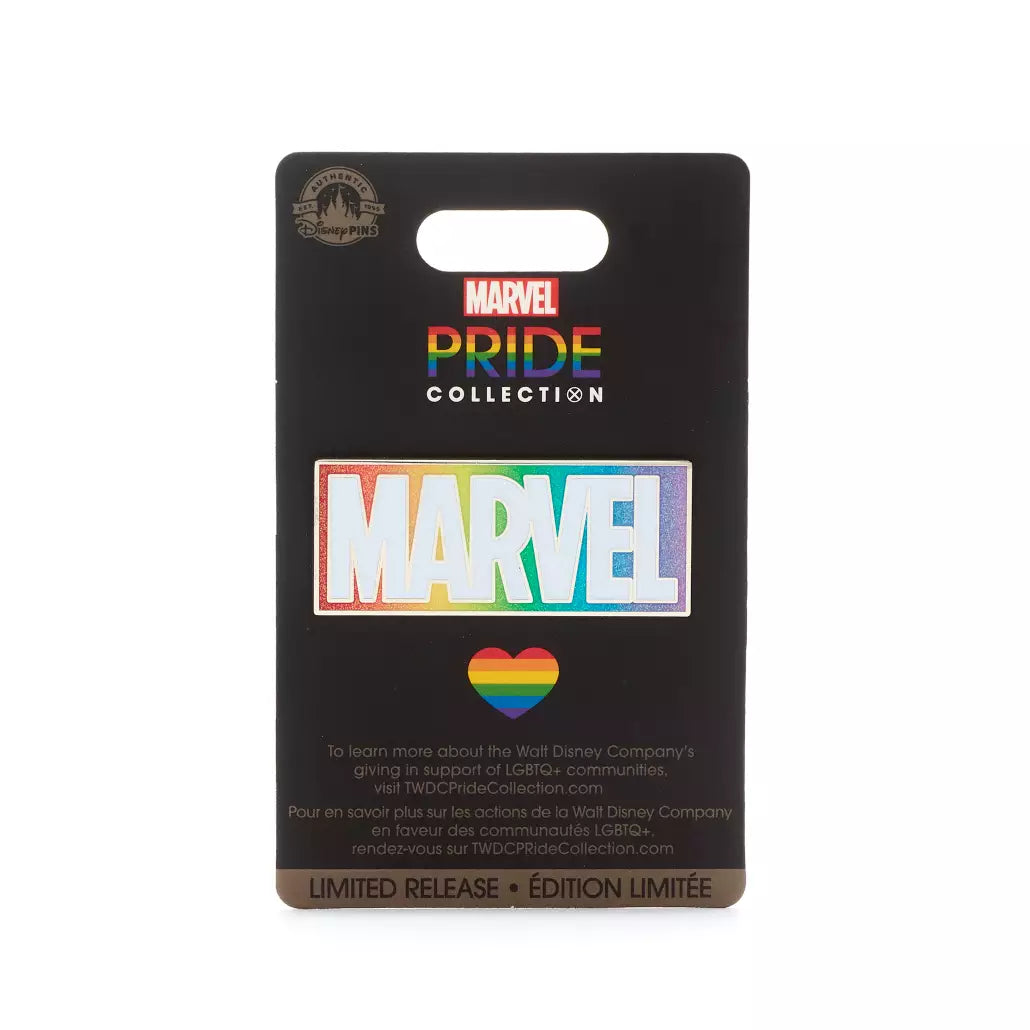 "Pre-Order" HKDL - Marvel Logo Pride Pin