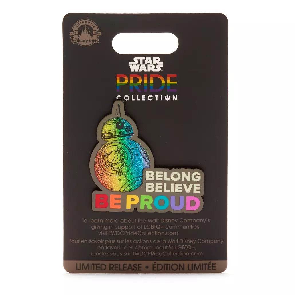 "Pre-Order" HKDL - BB-8 Pride Pin, Star Wars