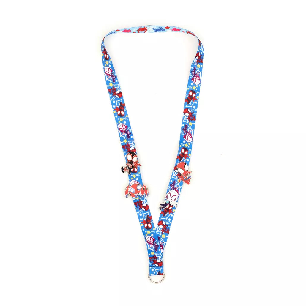 "Pre-Order" HKDL - Spidey and His Amazing Friends Lanyard and Pins Set