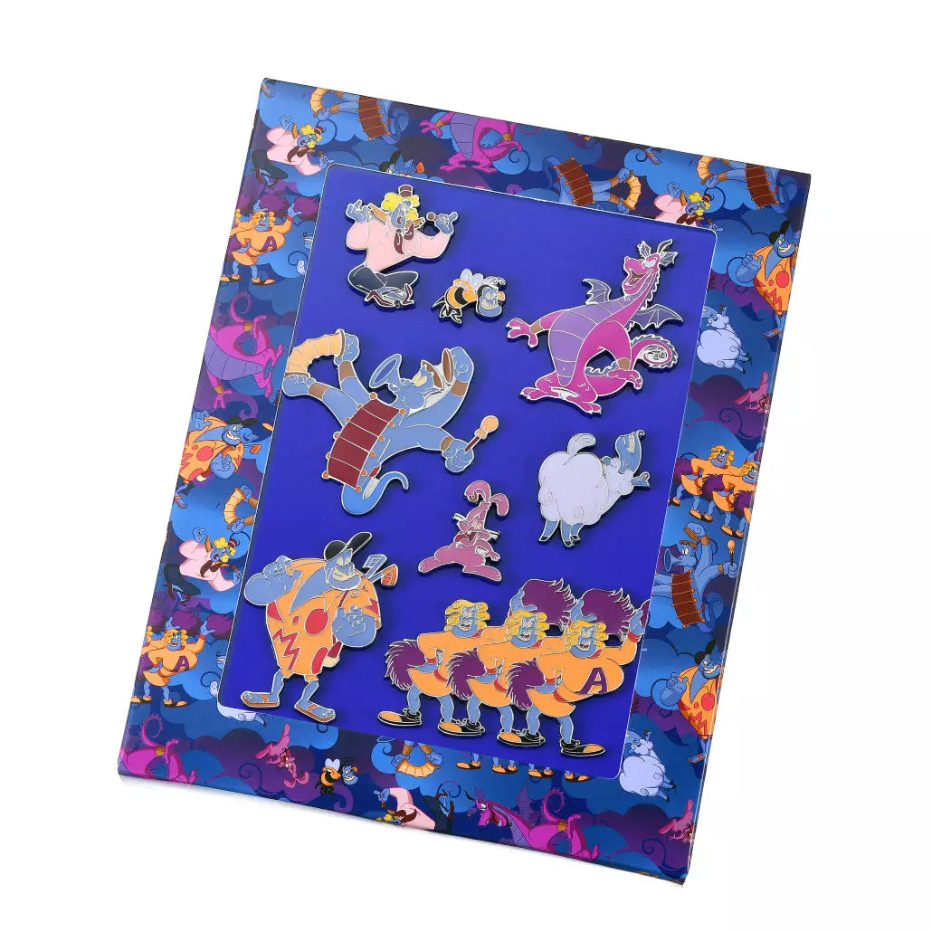 "Pre-Order" HKDL - Genie Pin Set, Aladdin's 30th Anniversary