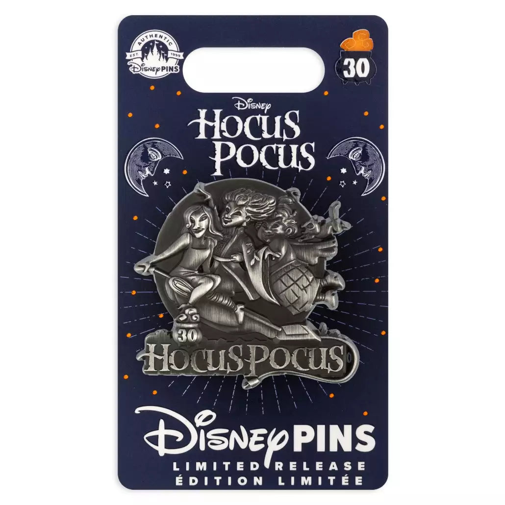 “Pre-order” HKDL - Sanderson Sisters Sculpted Pin, Hocus Pocus 30th Anniversary Limited Release