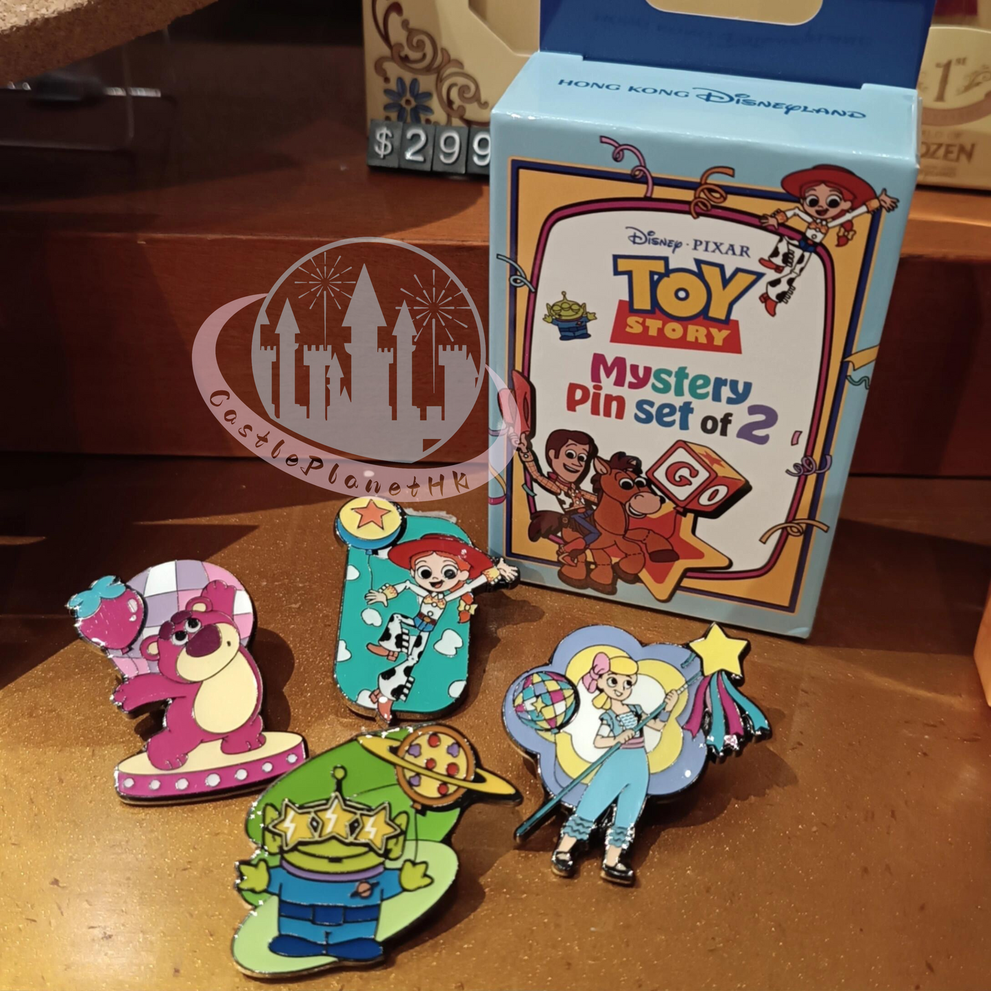 HKDL - Toy Story Puzzle 2-Piece Mystery Pin Blind Pack【Ready Stock】