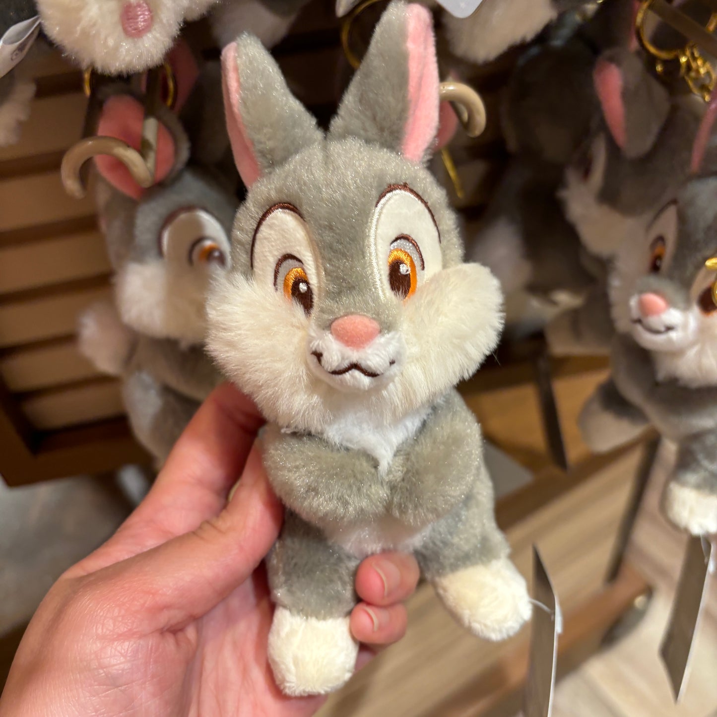 HKDL - Thumper Plush Keychain, PASTEL BUNNIES 2024"Bambi"【Ready Stock】