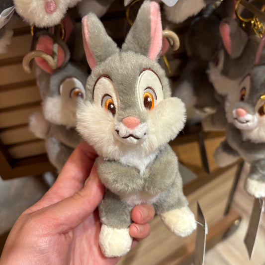 HKDL - Thumper Plush Keychain, PASTEL BUNNIES 2024"Bambi"【Ready Stock】