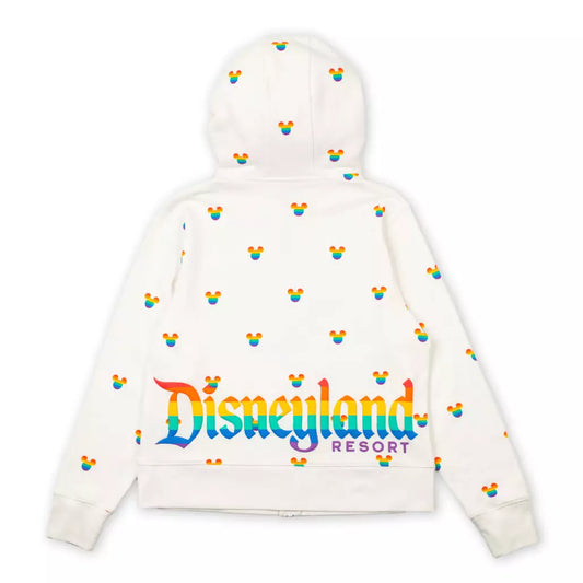 “Pre-order” HKDL - Disneyland Mickey Mouse Zip Hoodie for Adults, Disney Pride Collection