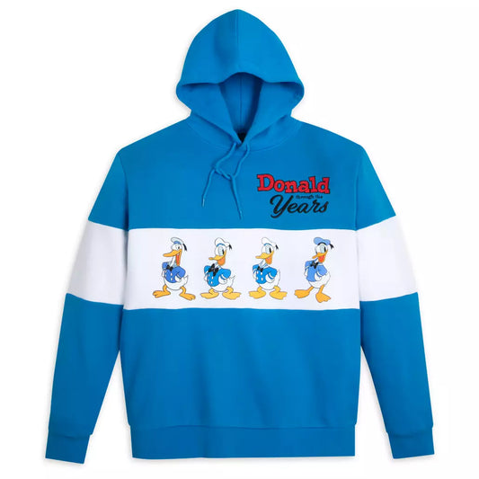 “Pre-order” HKDL - Donald Duck Through the Years Pullover Hoodie for Adults