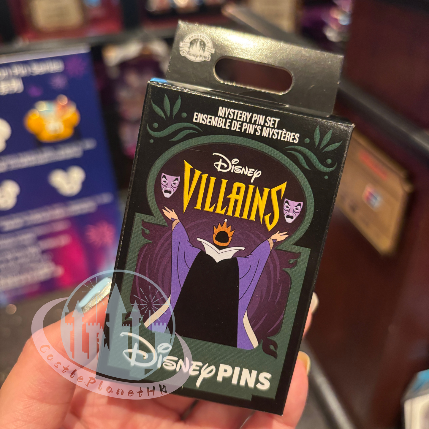 "Pre-Order" HKDL - Disney Villains Blind Mystery Pin Set
