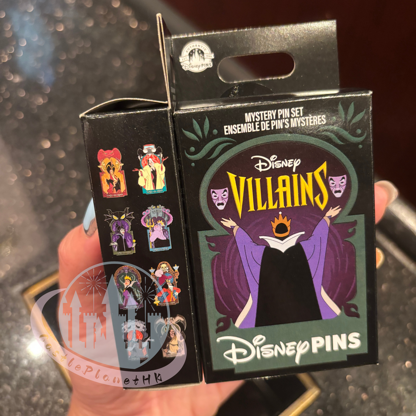 "Pre-Order" HKDL - Disney Villains Blind Mystery Pin Set