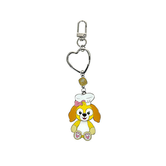 "Pre-Order" HKDL - CookieAnn Shaky Metal KeyChain, Duffy & Friends