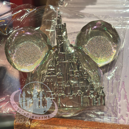 "Pre-Order" HKDL - Mickey Head with Castle Magnet, HKDL 20th Anniversary Grand Celebration