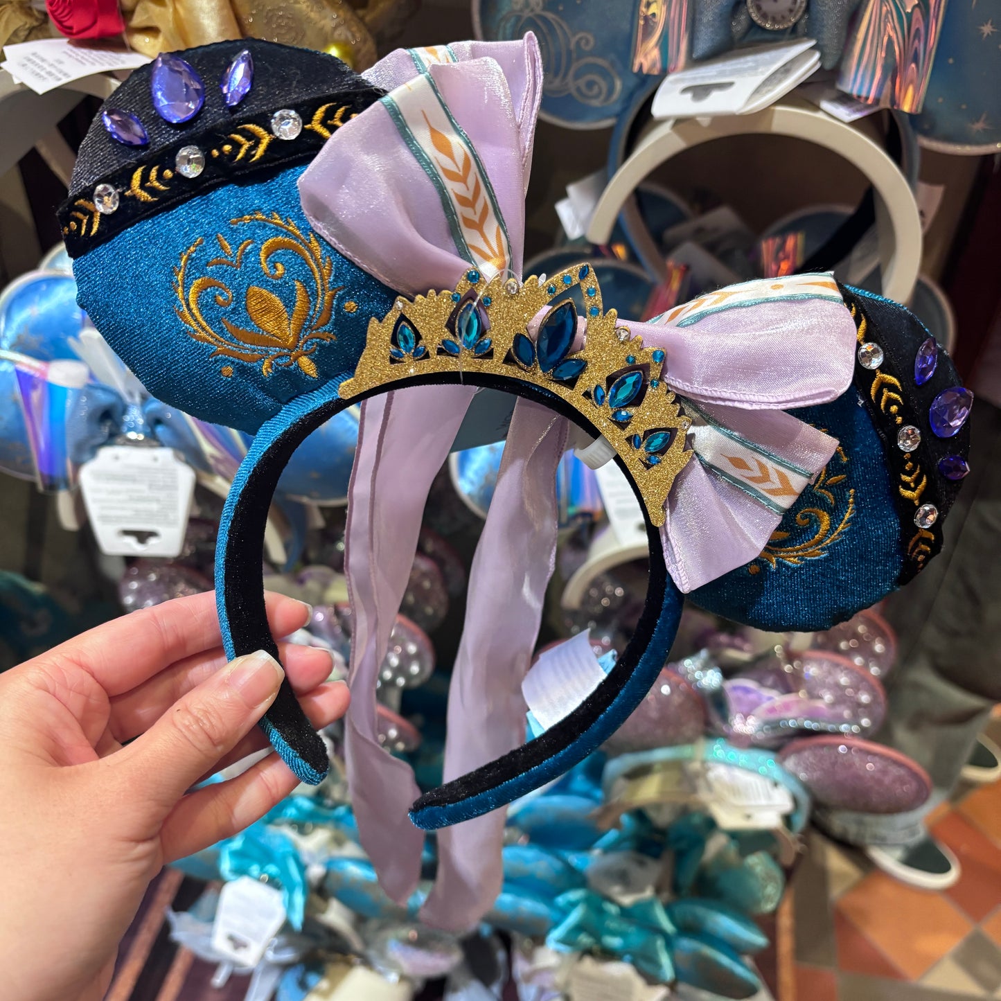 "Pre-Order" HKDL - Queen Anna Crown Ears Headband (Frozen 1st Anniversary 2024)
