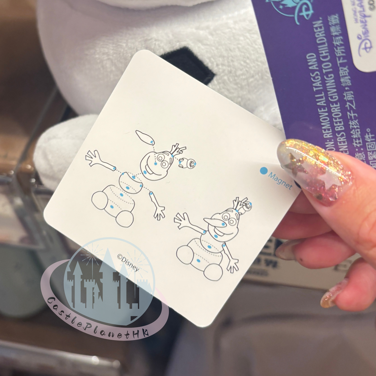 "Pre-Order" HKDL - Olaf Magnet Plush, Frozen