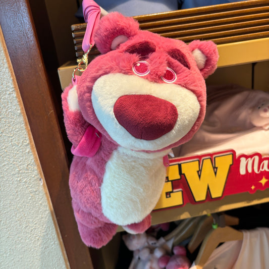 HKDL - Lotso Plush Character Bag, Toy Story【Ready Stock】