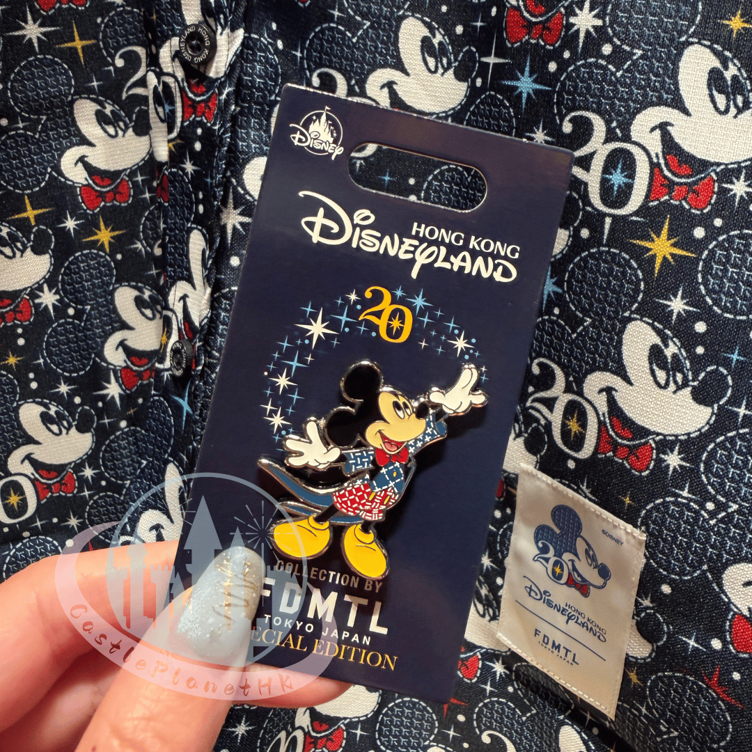 "Pre-Order" HKDL - Mickey Mouse Pin, FDMTL Collection (HKDL 20th Anniversary Grand)