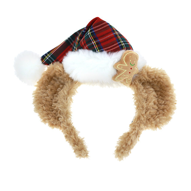HKDL - Duffy Santa Hat Ears Headband, Duffy and Friends - 2024 Christmas Collection【Ready Stock】