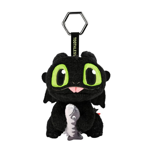 "Pre-Order" Other - POTDEMIEL Toothless with Fish Plush Keychain, How to Train Your Dragon