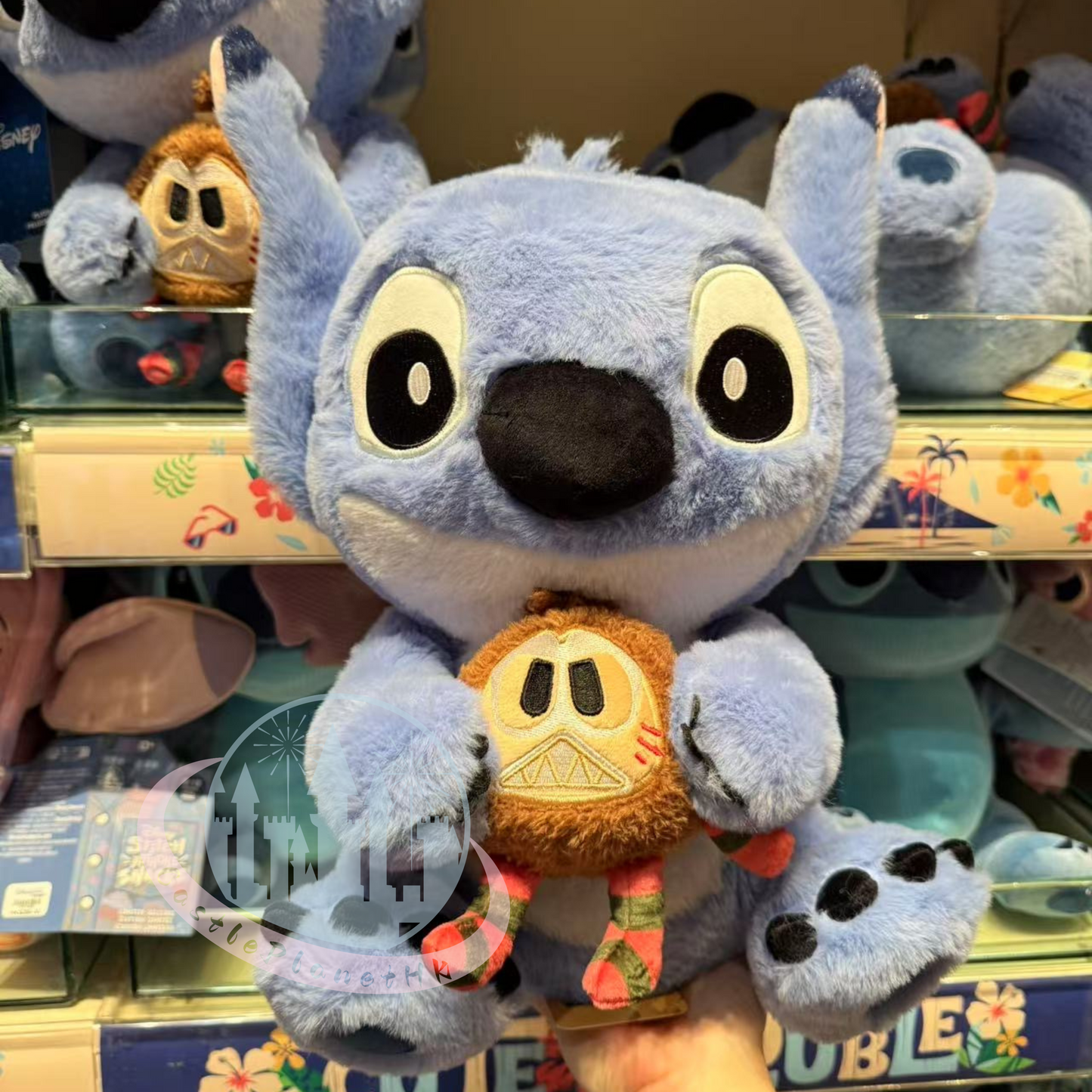 HKDL - Stitch Holding Kakamora/ Kotu Plush 2025 626 DAY, Lilo & Stitch【Ready Stock】