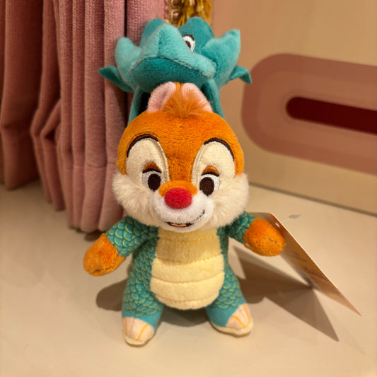 HKDL - Dale Plush Bag Charm Keychain (Chinese New Year 2024) Year of Dragon Outfit 2024 CNY【Ready Stock】