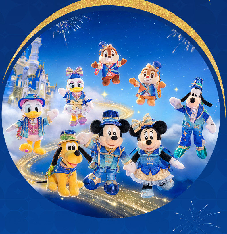 “Pre-order” SHDR - Mickey Plush Bag Charm Keychain, SHDR 10th Anniversary Celebration