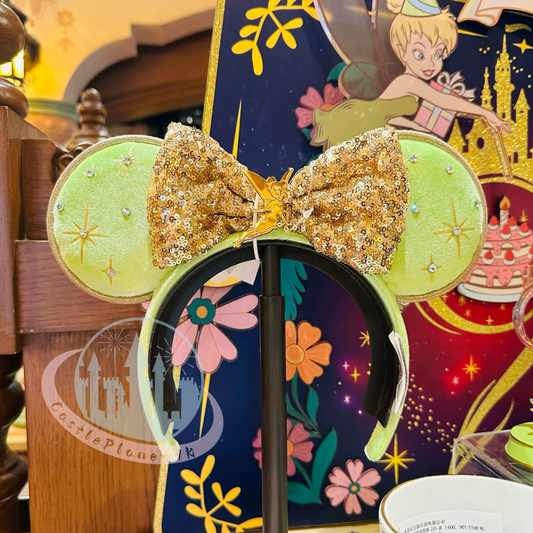 “Pre-order” SHDR - Tinker Bell Ear Headband, 9th Anniversary Celebration