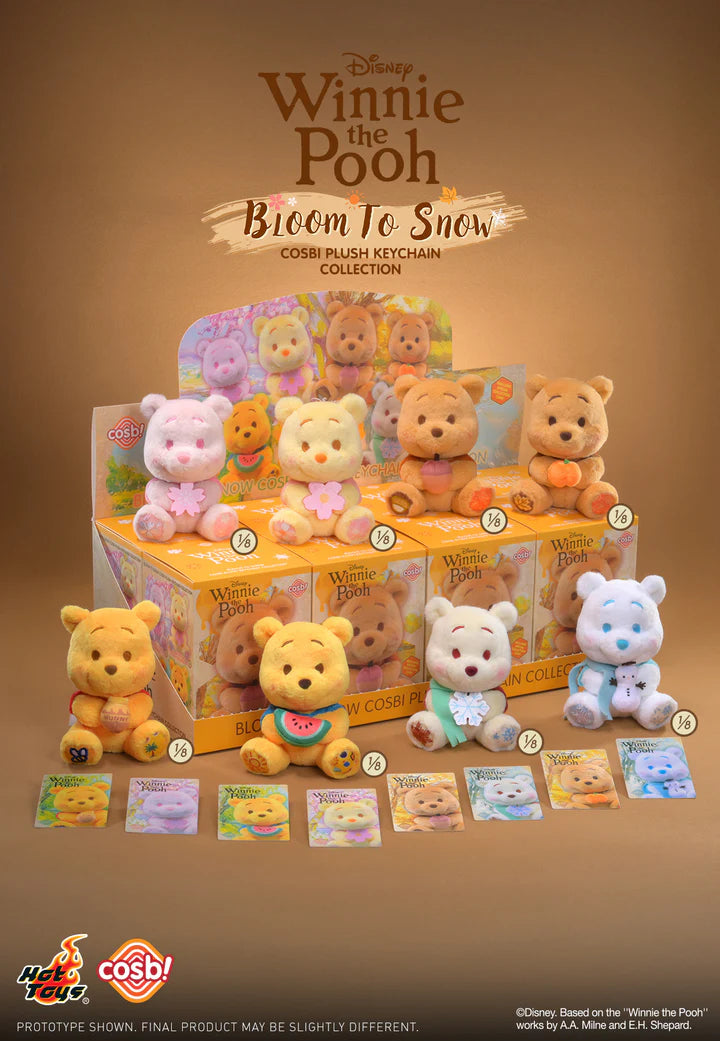 “Pre-Order” Other - Disney Winnie the Pooh Plush Keychain Blind Box (Bloom to Snow), COSBI