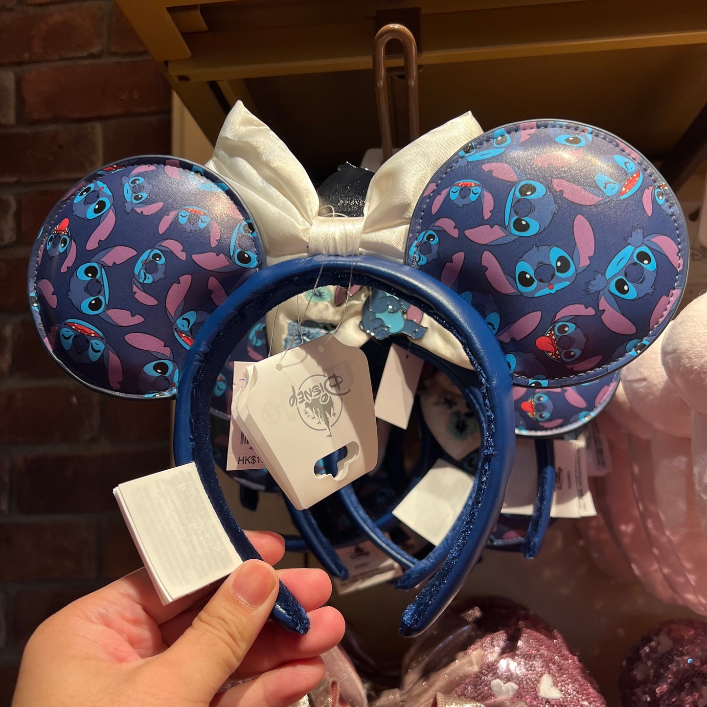 HKDL/SHDR - Stitch x Minnie Mouse Ears Headband, Lilo & Stitch【Ready Stock】