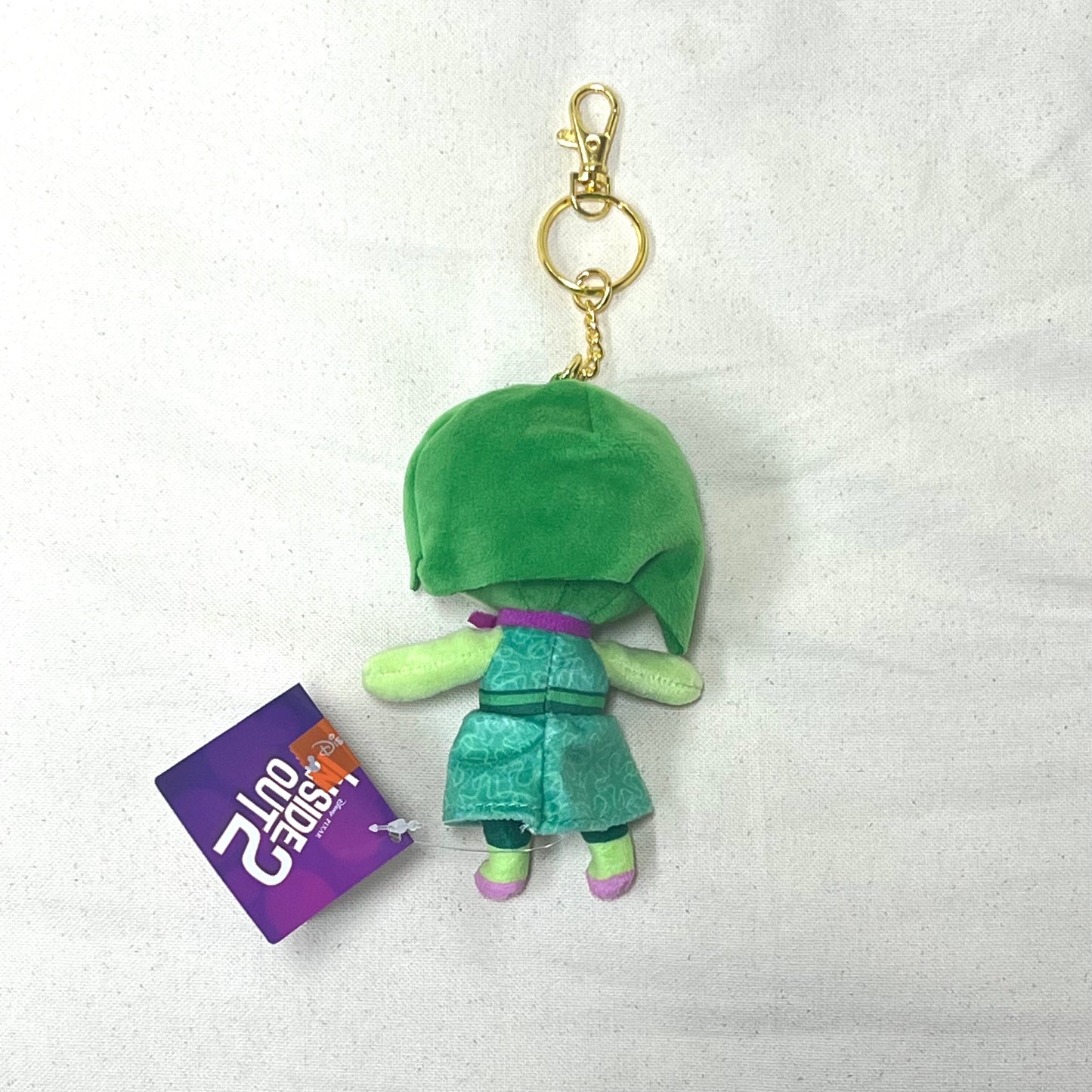 HKDL - DISGUST Plush Keychain (Inside Out 2)【Ready Stock】