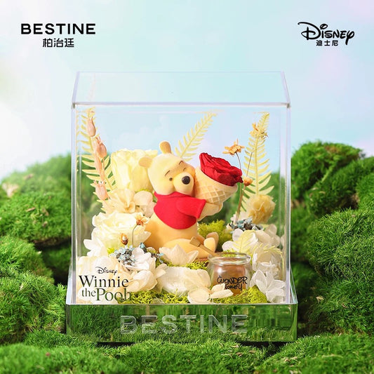 "Pre-Order" SHDR - Winnie the Pooh Preserved Rose Flowers (Disney X BESTINE)