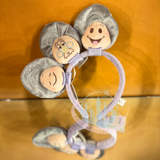 "Pre-Order" HKDL - Young Oyster Closing Eyes Mini Plush Accessory "Alice in Wonderland" DIY Own Headband - Create Your Own Headband