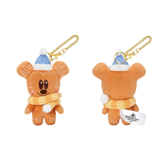 “Pre-order” SHDR - Mickey Gingerbread Cookie Plush Keychain 13cm, Christmas 2024