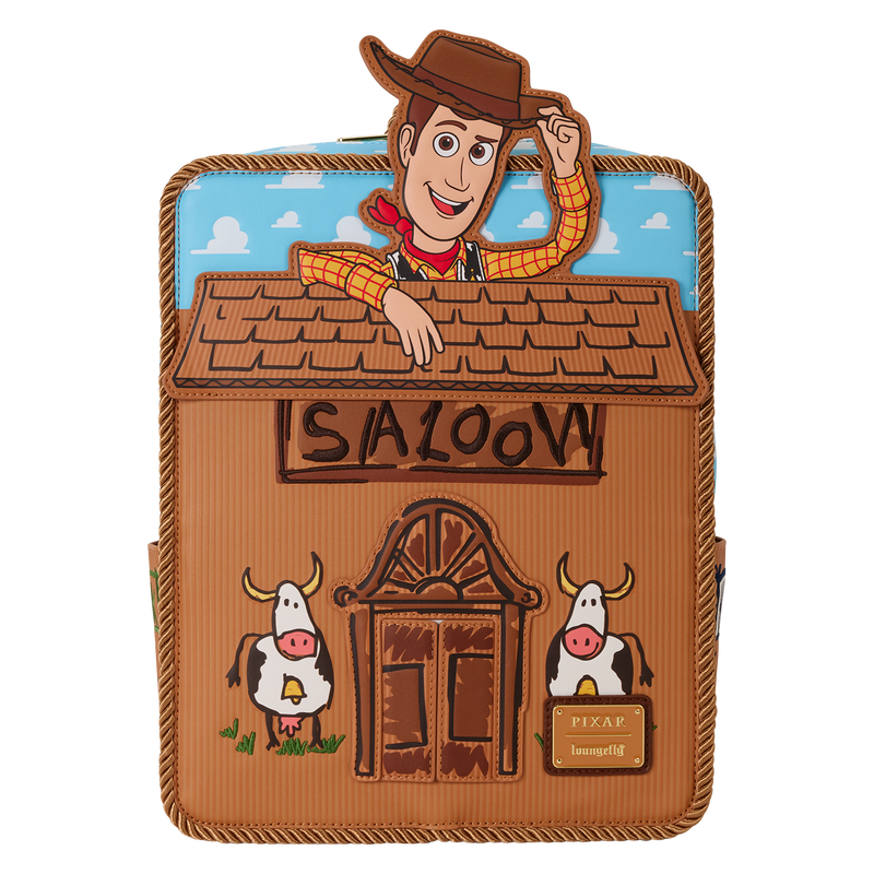 "Pre-Order" HKDL - Toy Story 30th Anniversary Woody Saloon Loungefly Mini Backpack