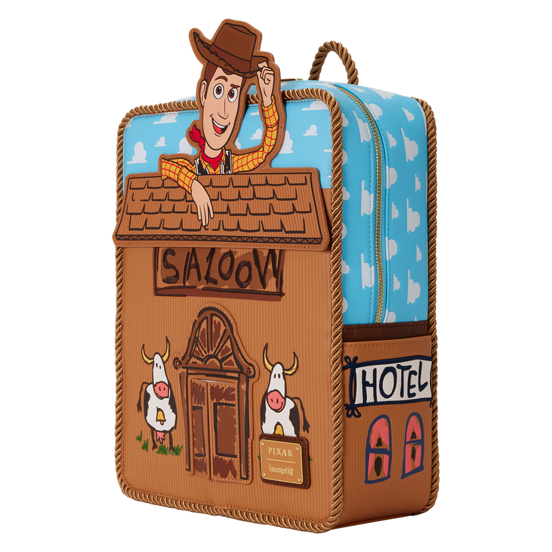 "Pre-Order" HKDL - Toy Story 30th Anniversary Woody Saloon Loungefly Mini Backpack