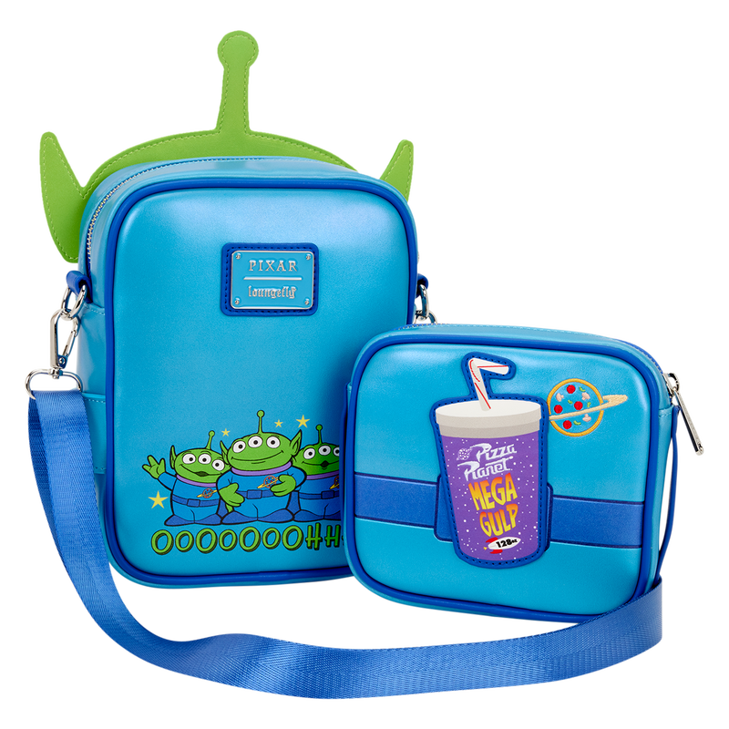 "Pre-Order" HKDL - Toy Story 30th Anniversary Aliens Cosplay Loungefly Crossbody Bag with Coin Bag
