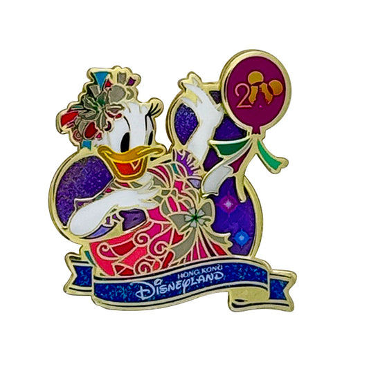 "Pre-Order" HKDL - Daisy Pin, HKDL 20th Anniversary Grand Celebration