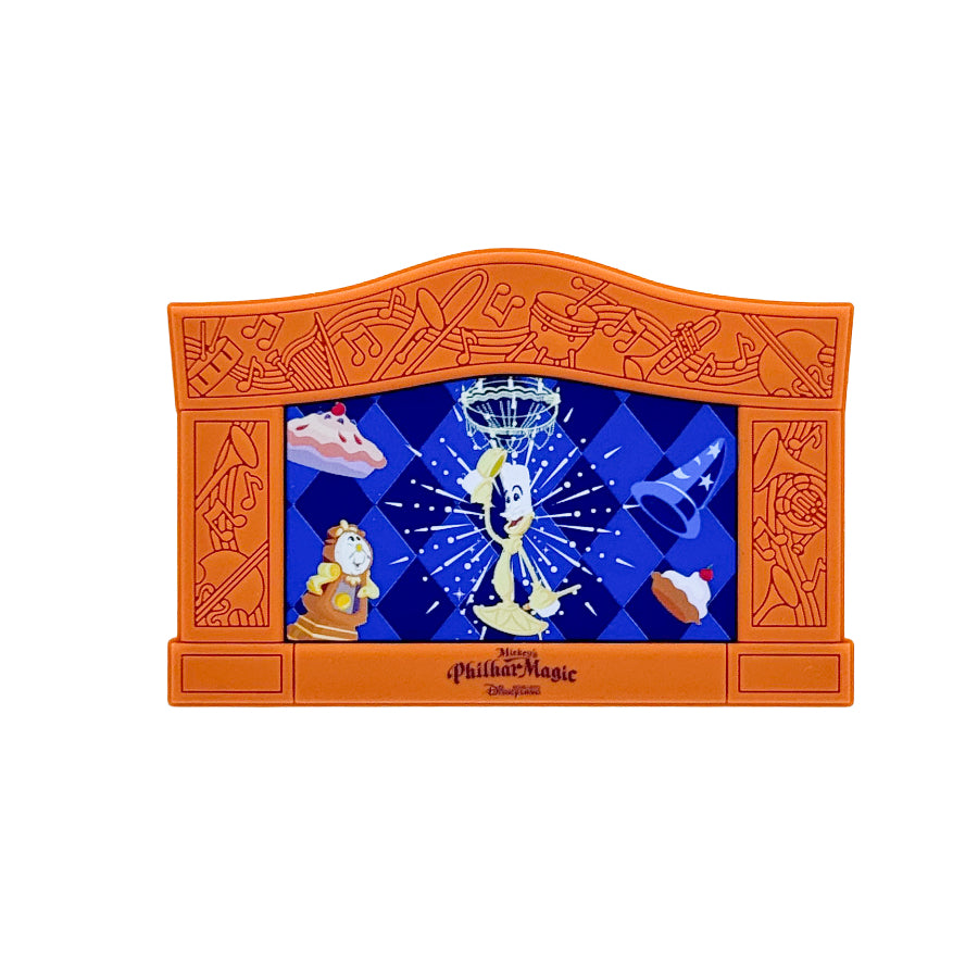 "Pre-Order" HKDL - Lumiere Theater Decoration Magnet, Mickey’s PhilharMagic 2026