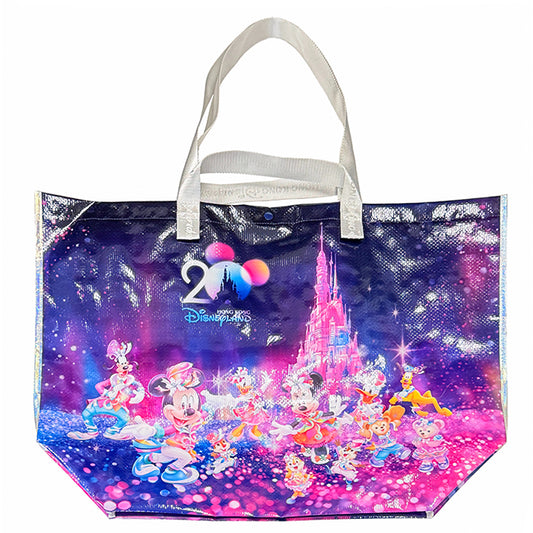 HKDL - Mickey & Friends (M) Shopping Bag, HKDL 20th Anniversary Grand Celebration【Ready Stock】