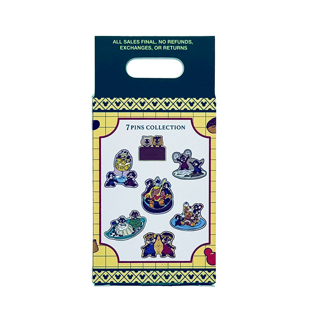 "Pre-Order" HKDL - Chip 'n' Dale 2-Piece Mystery Pin Blind Pack, CnD Hong Kong Cuisine 2026