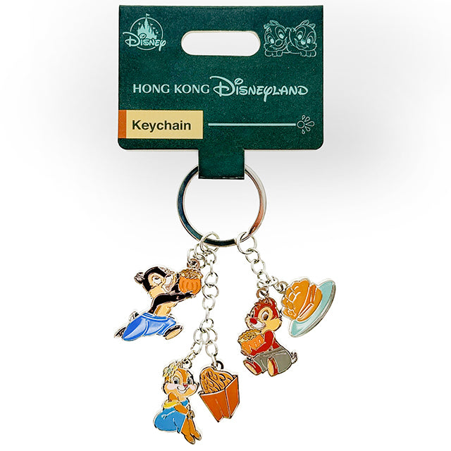 HKDL - Chip 'n' Dale Hong Kong Heritage Keychain (Chip 'n' Dale Hong Kong Heritage series)【Ready Stock】