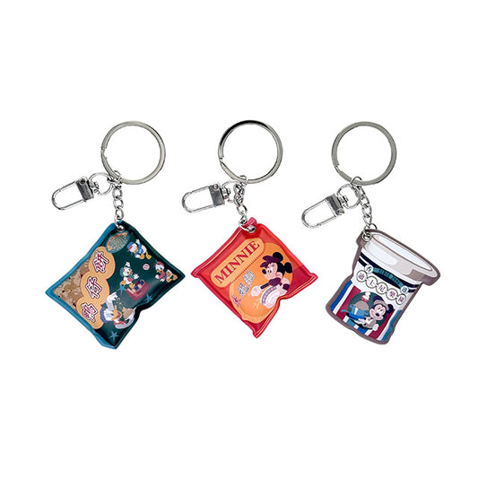 "Pre-Order" HKDL - Mini Consumable Keychain set, Mickey and Friends Hong Kong Vintage Collection 2026