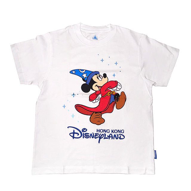 “Pre-order” HKDL - Sorcerer Mickey White Printed Tee for Adults