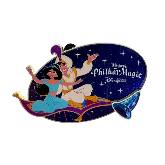 "Pre-Order" HKDL - Aladdin & Jasmine Pin, Mickey’s PhilharMagic 2026