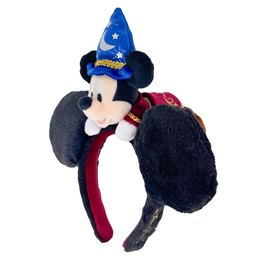 HKDL - Sorcerer Mickey Plush Ears Headband (Sorcerer Mickey 2025)【Ready Stock】